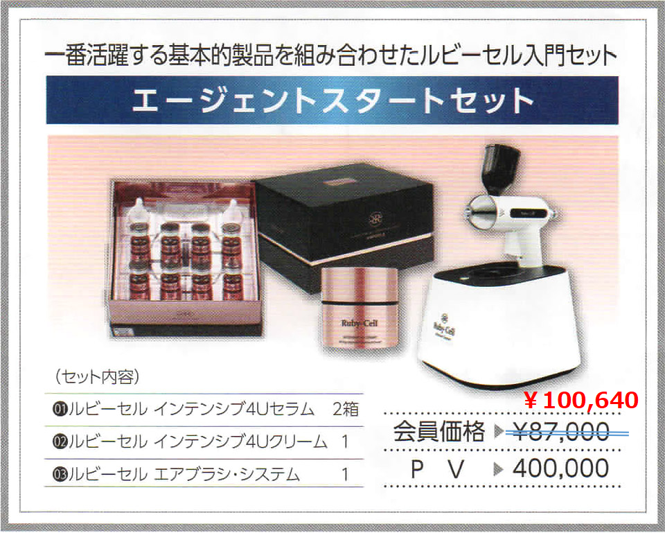 ルビーセルアイクリーム2個 たかい 